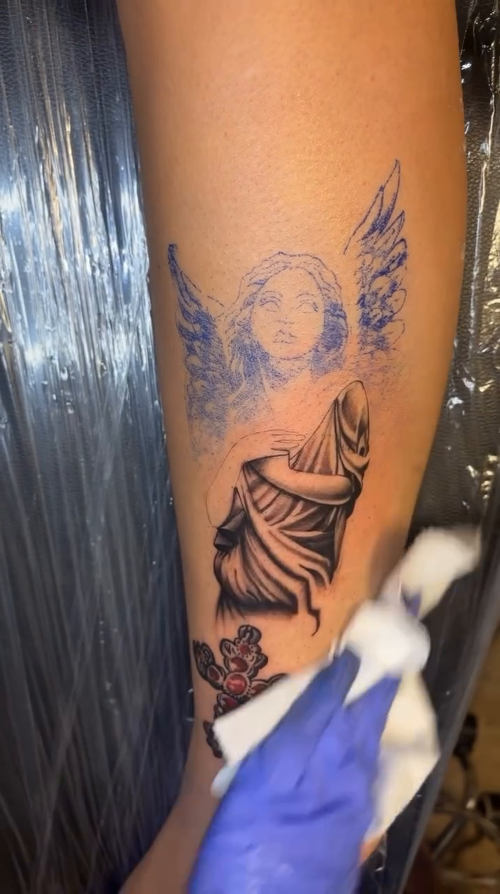Tattoo by @f.b.y_ink β black_and_grey, illustrative