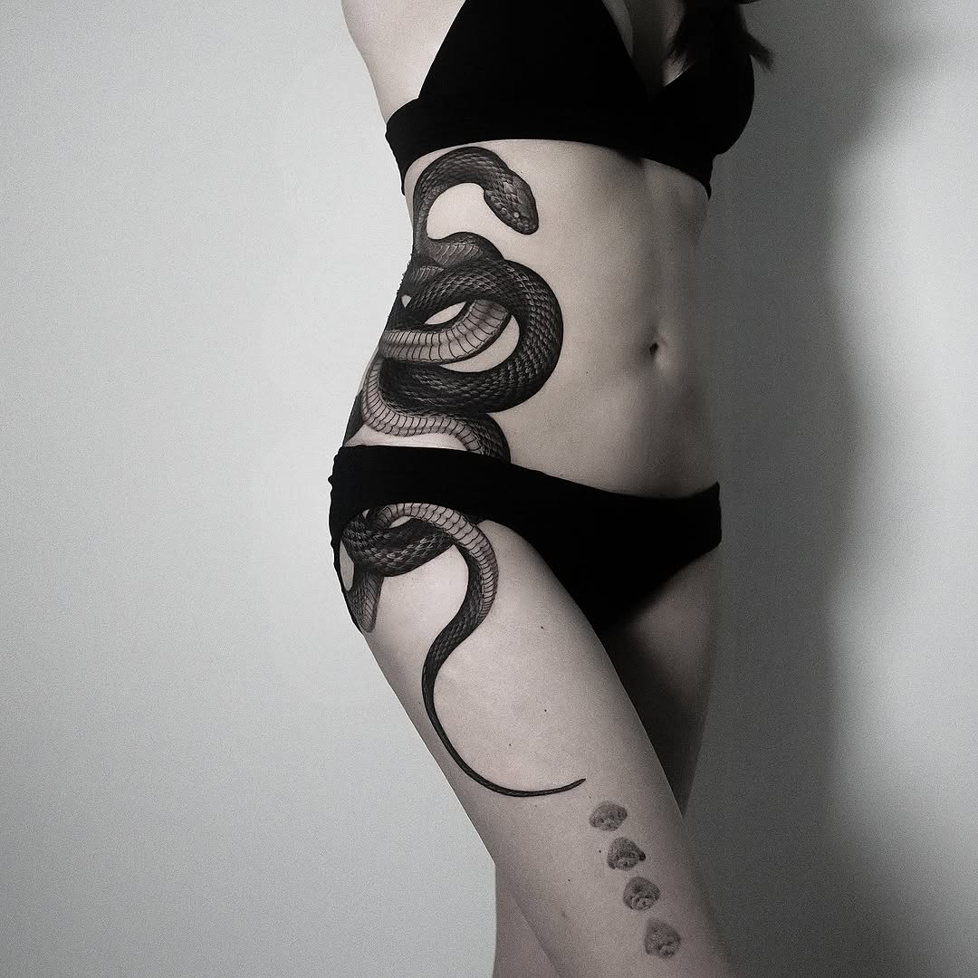 Tattoo by @ji.min.tt — realism, black_and_grey