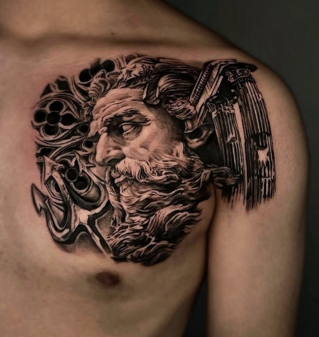 Tattoo by @hari__tattooer — realism, black_and_grey