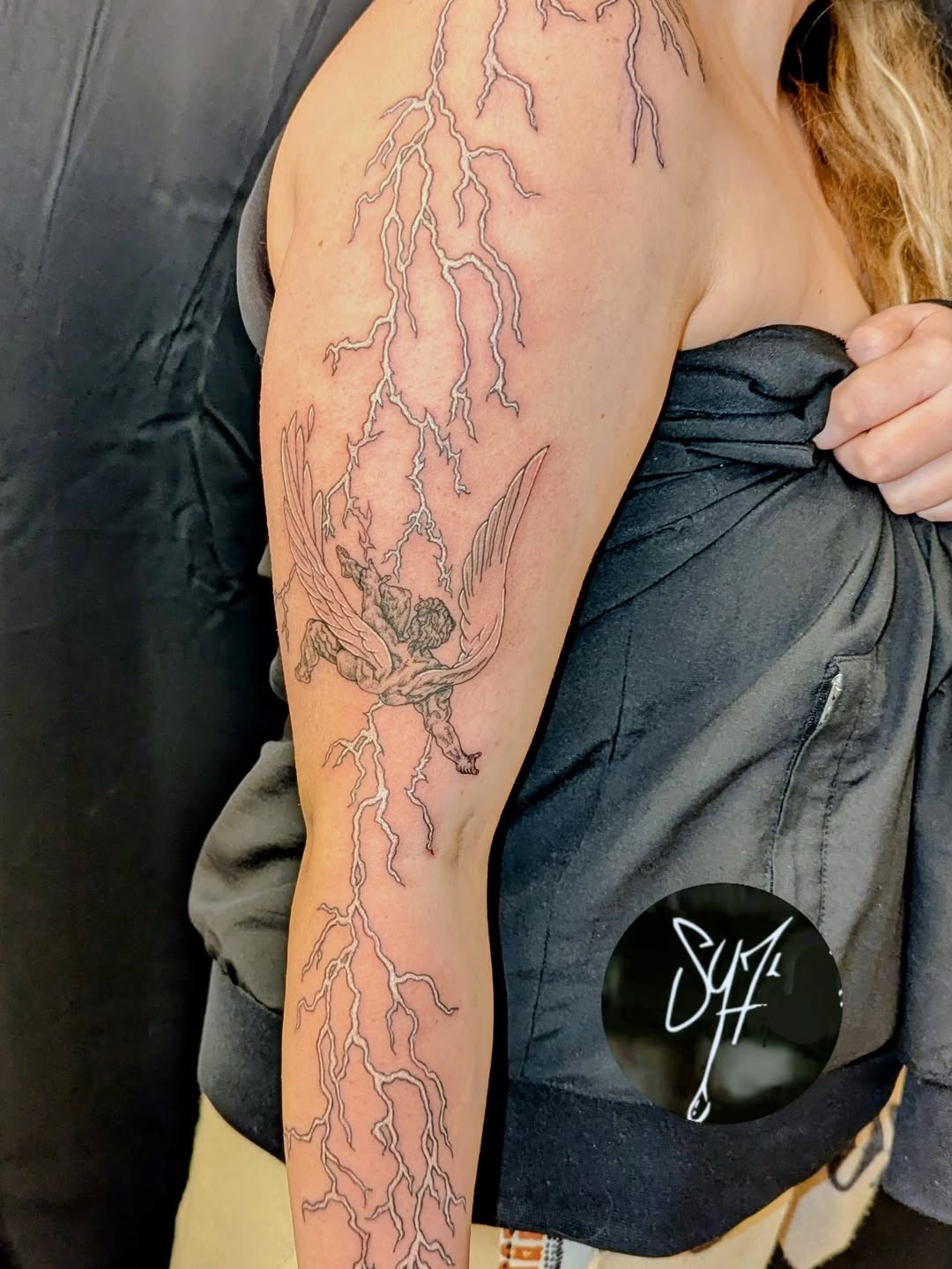 Tattoo by @sy7.tattoos — black_and_grey, realism