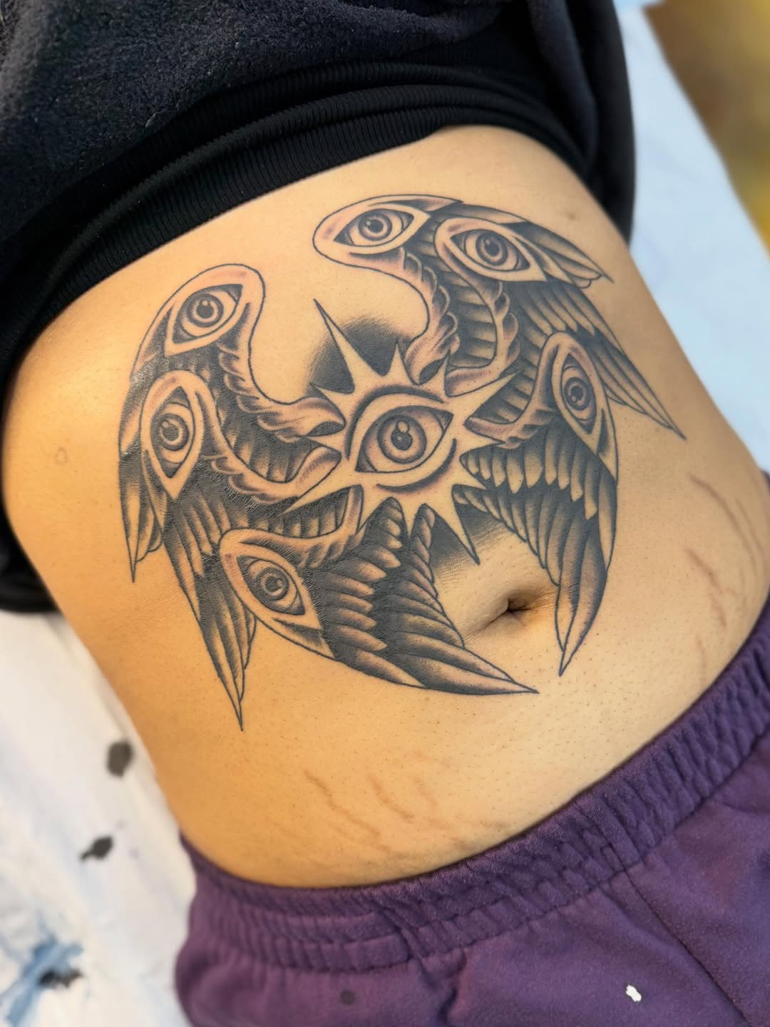 Tattoo by @ireland.tattoo — black_and_grey, dark_realism