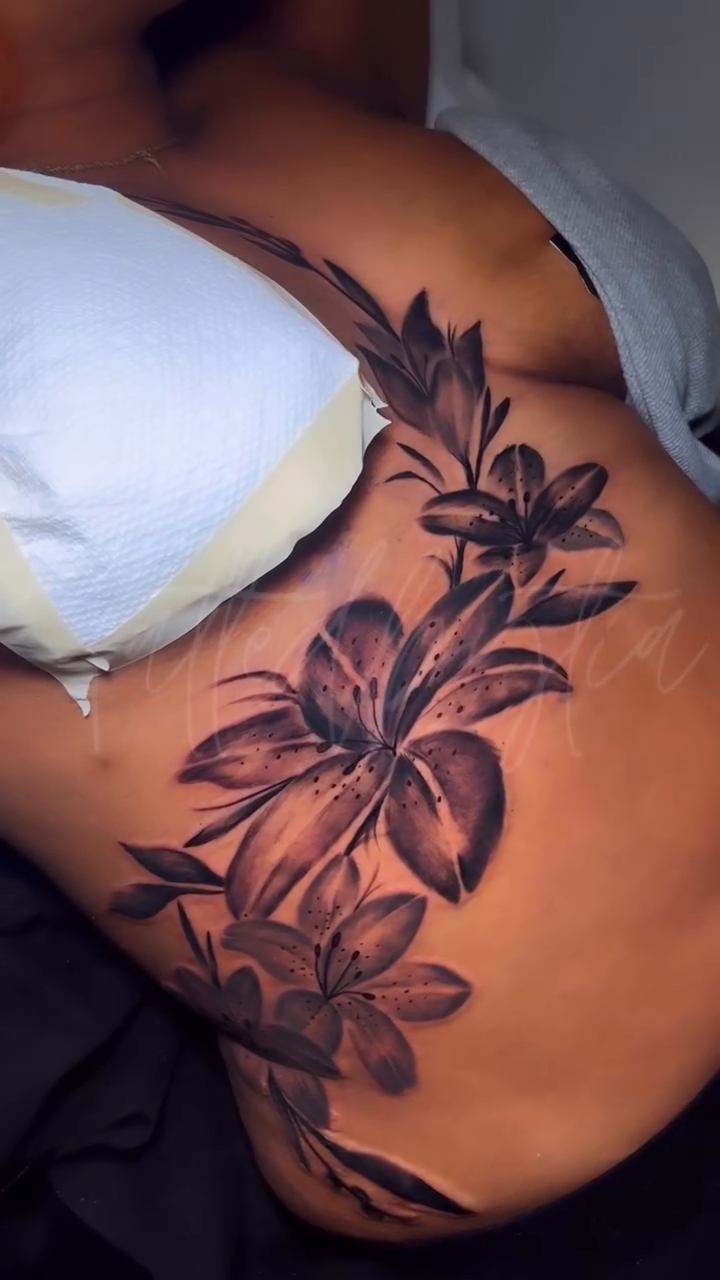 Tattoo by @tattedbytia — black_and_grey, realism