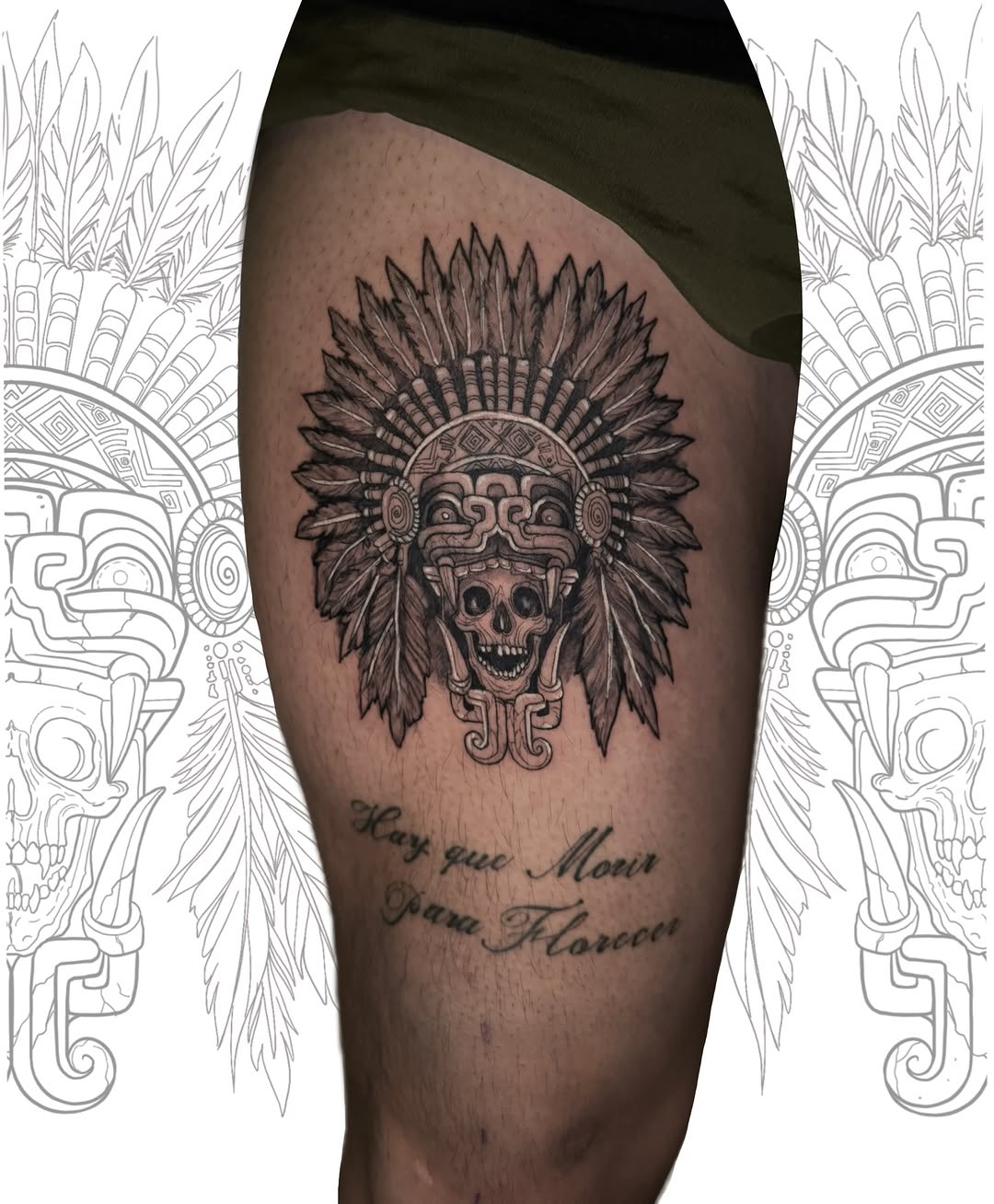 Tattoo by @jaqui.sieras — black_and_grey, lettering_script