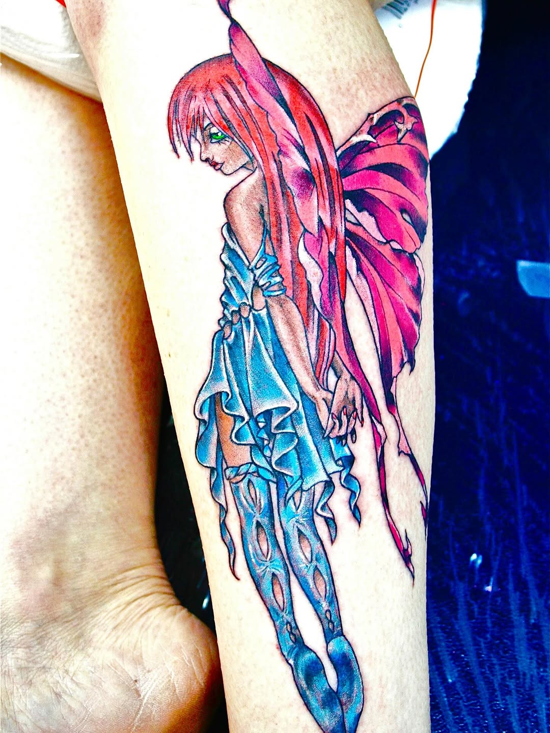 Tattoo by @colorrobbie — anime