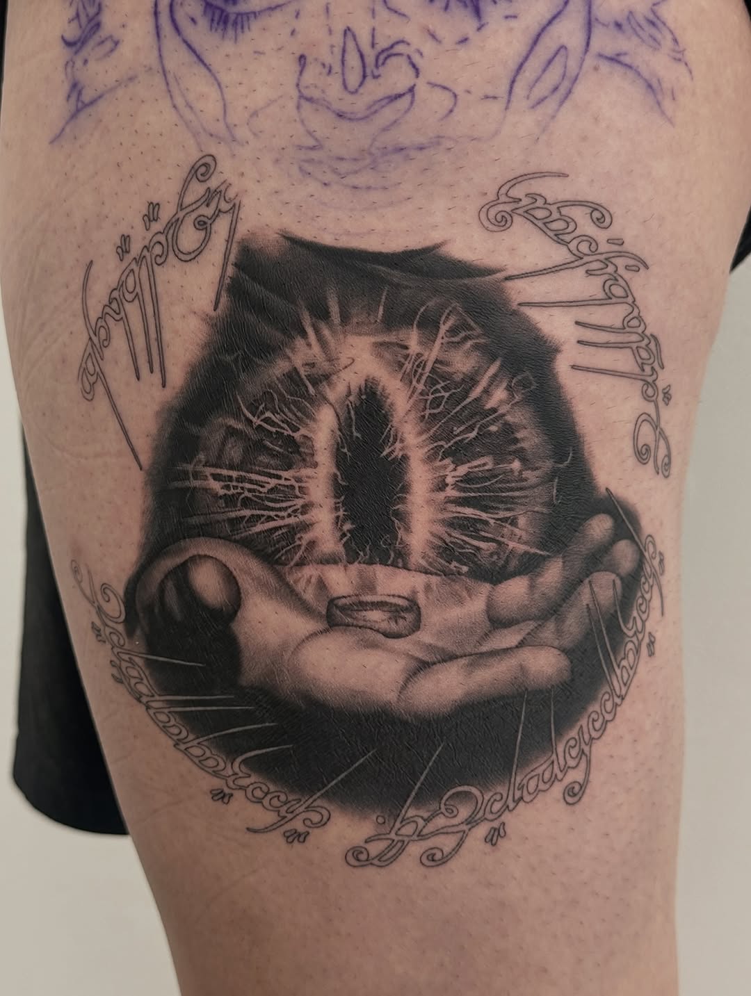 Tattoo by @winterhavenink — realism, lettering_script