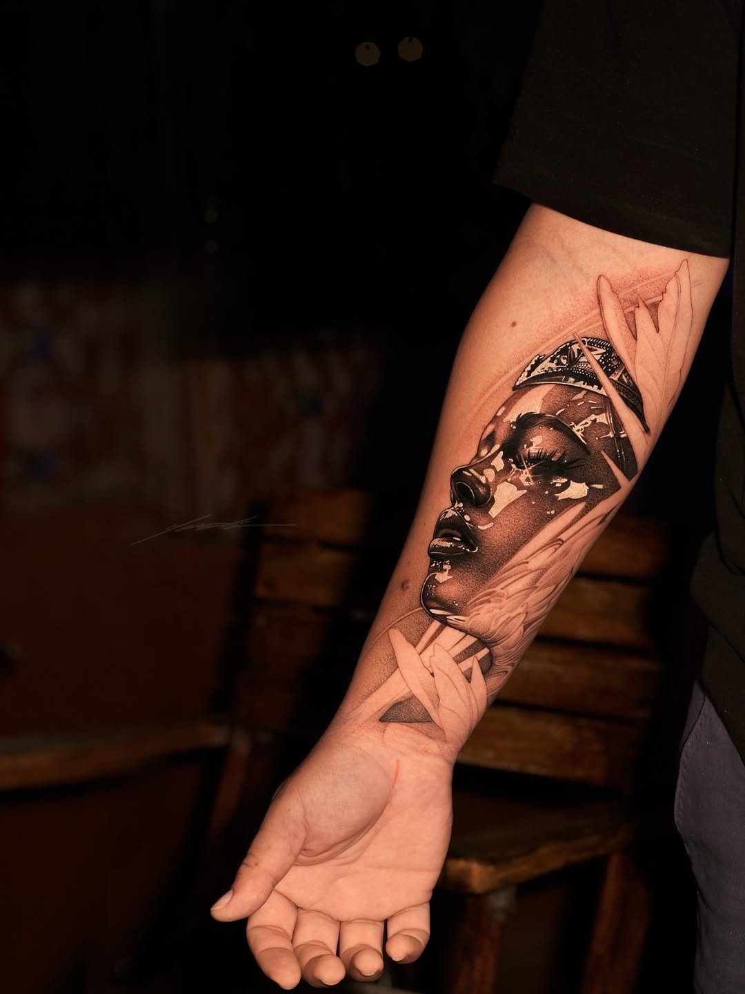 Tattoo by @sebaztian_maranta — realism, black_and_grey
