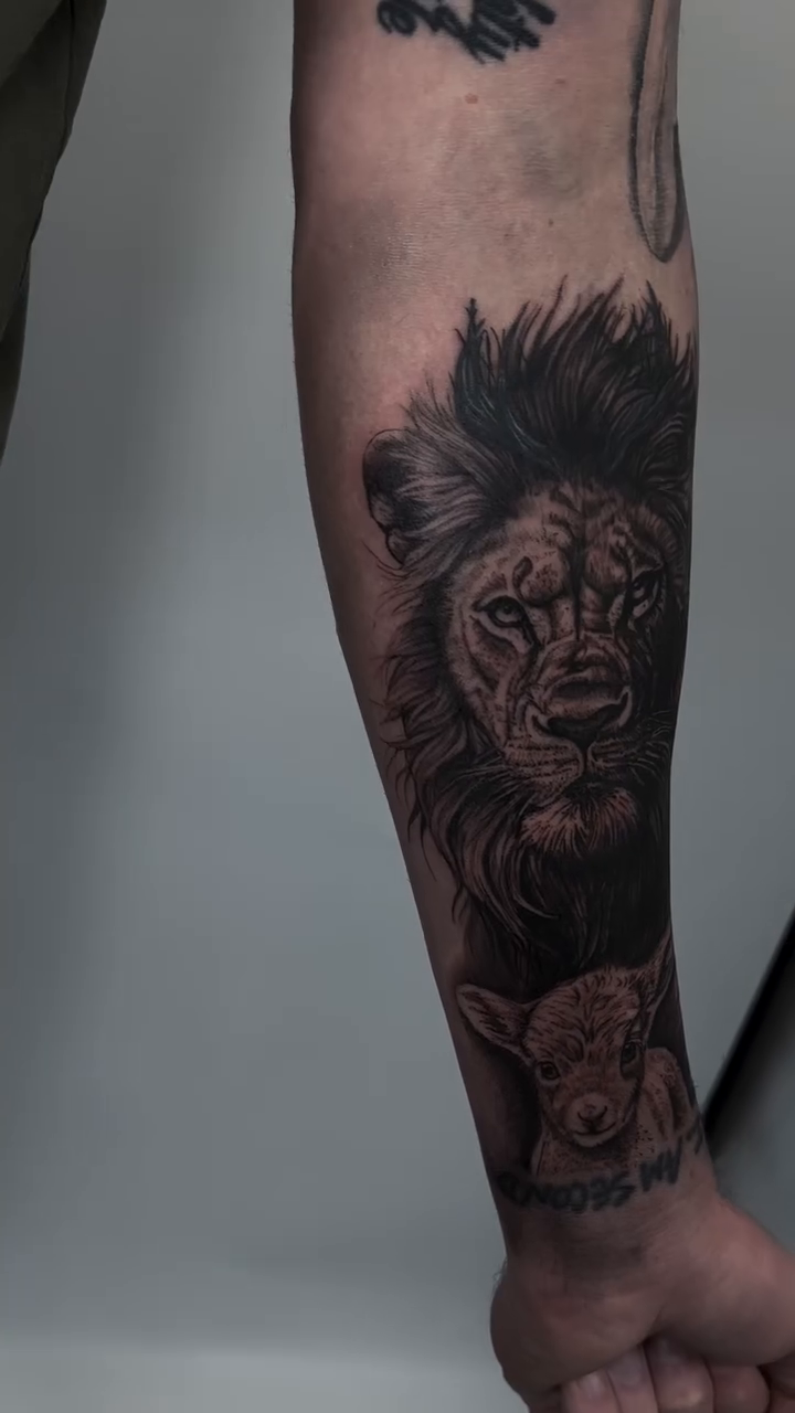 Tattoo by @mad_ak._.ink — realism, black_and_grey