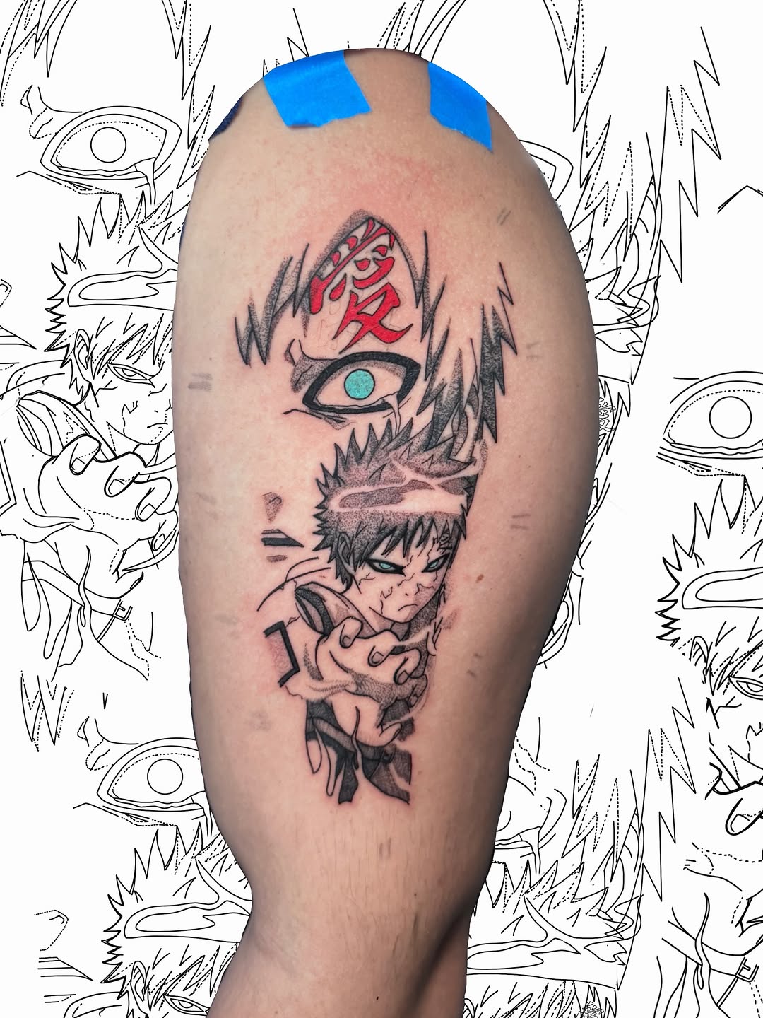 Tattoo by @emiliod_tattoo — anime
