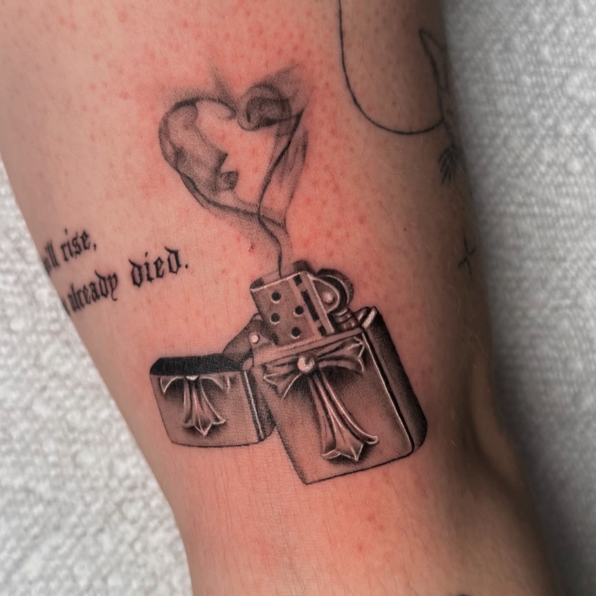 Tattoo by @artdenoche โ black_and_grey, realism