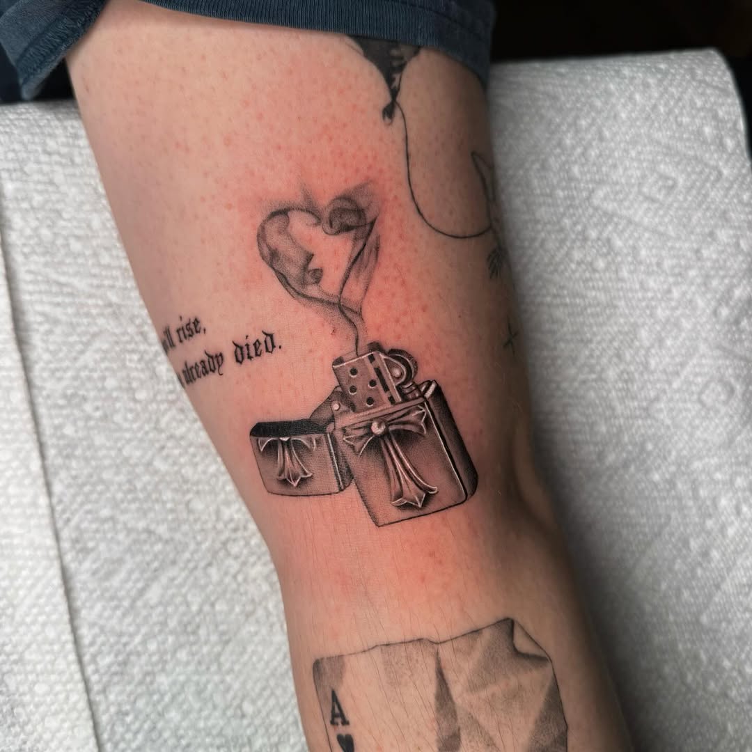 Tattoo by @artdenoche โ black_and_grey, realism