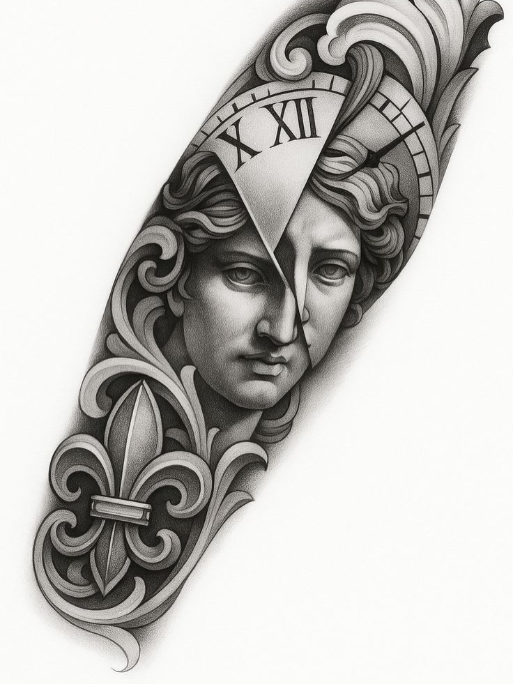 Tattoo by @jordonslagletattooer — realism, black_and_grey