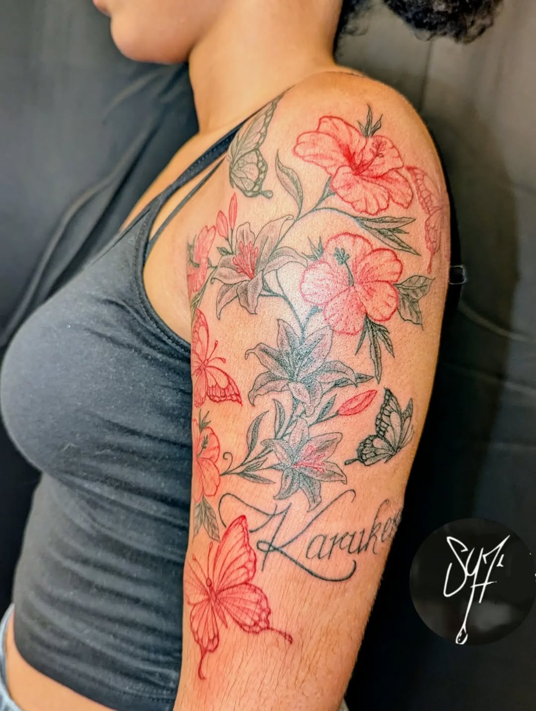 Tattoo by @sy7.tattoos — fine_line, lettering_script