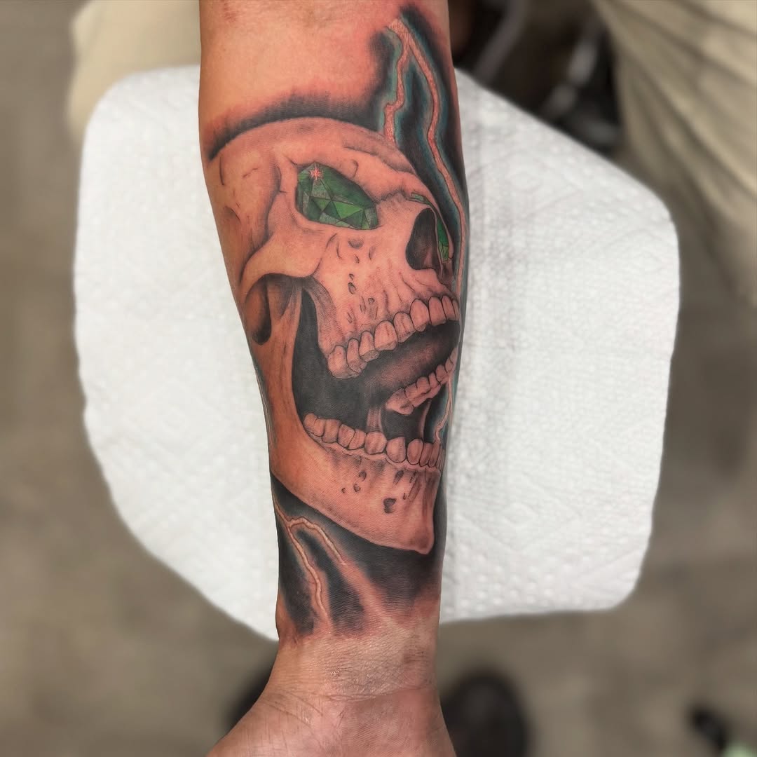 Tattoo by @inked.by.kiwiii โ realism, black_and_grey