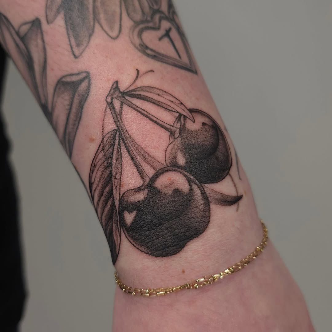 Tattoo by @gargeist — black_and_grey, realism