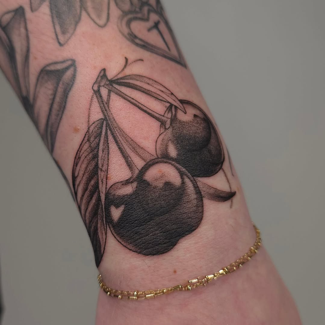 Tattoo by @gargeist — black_and_grey, realism