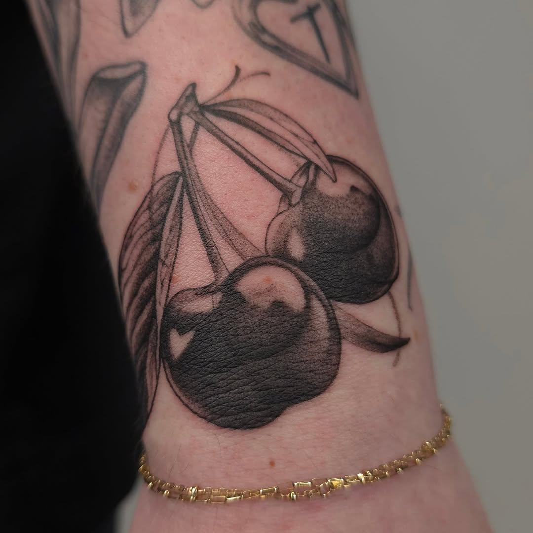 Tattoo by @gargeist — black_and_grey, realism