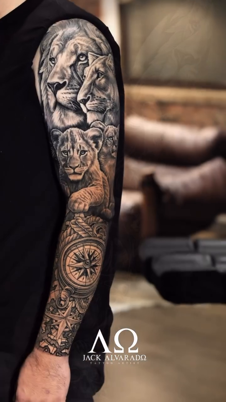Tattoo by @jackitsforever — realism, black_and_grey