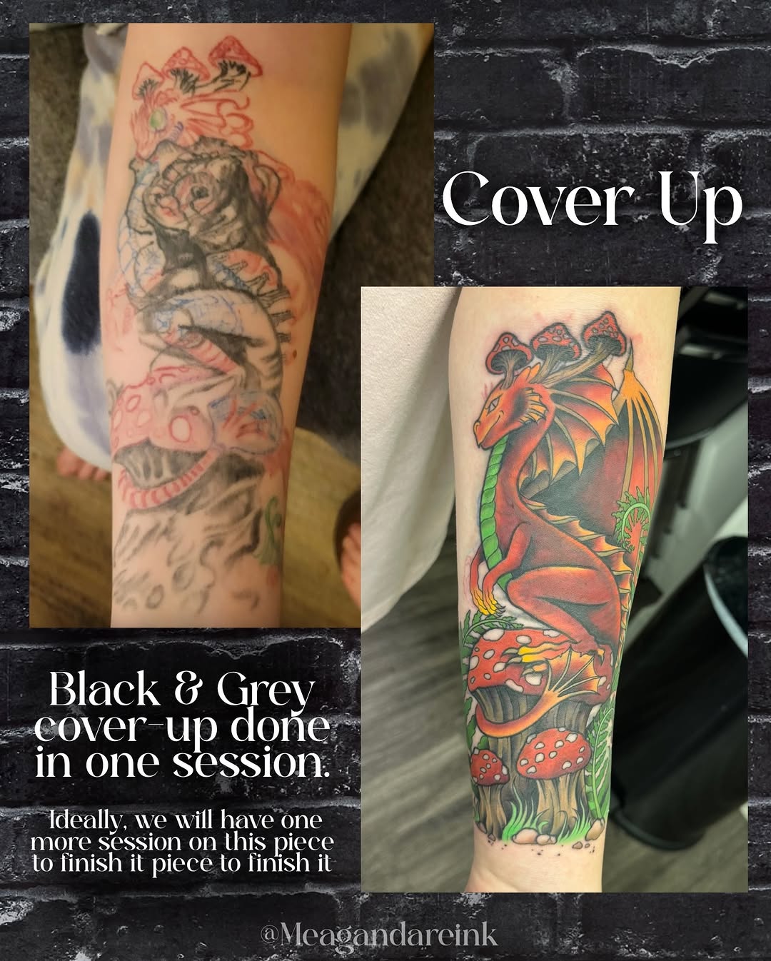Tattoo by @meagandareink — new_school