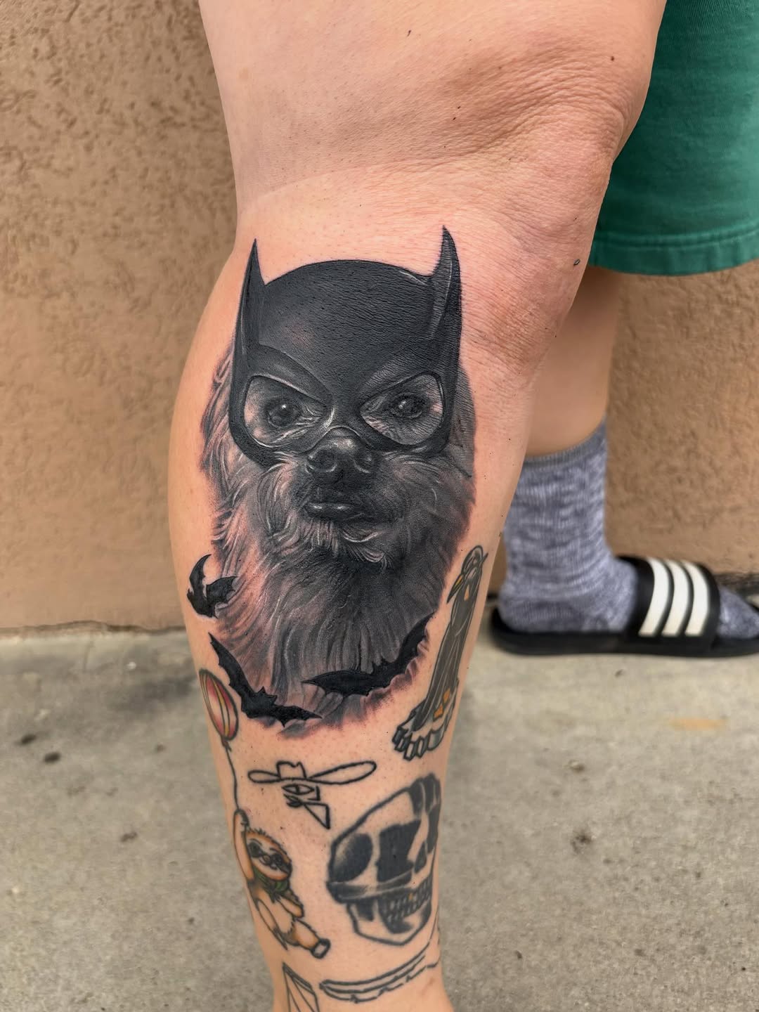 Tattoo by @lizpavtattoos — realism, black_and_grey