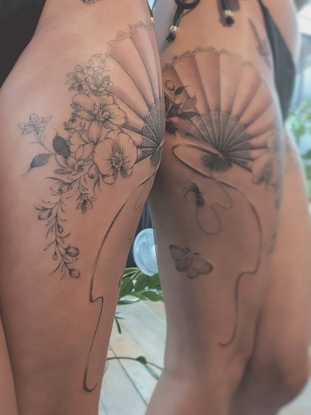 Tattoo by @tatie.ink โ fine_line, black_and_grey