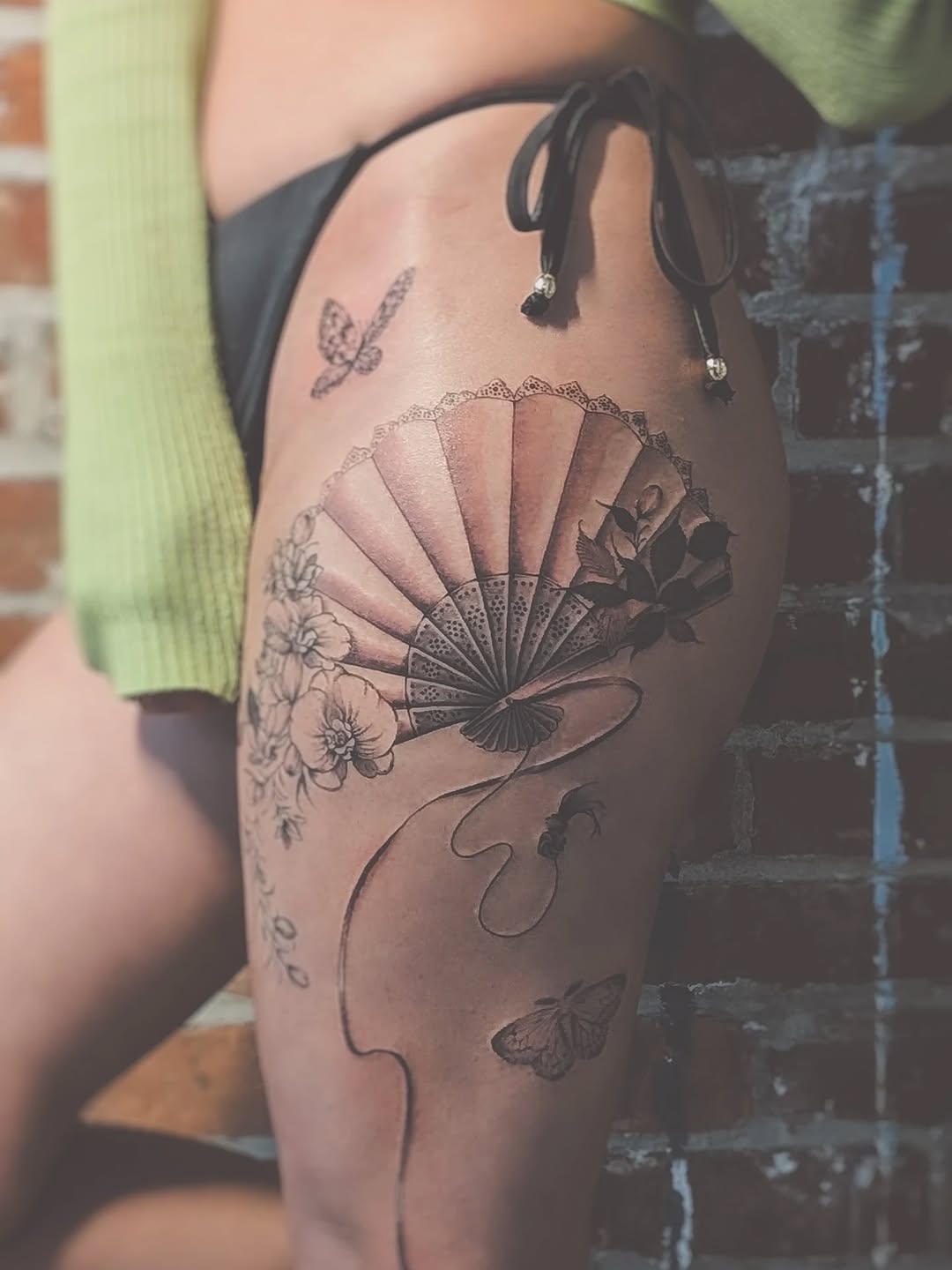 Tattoo by @tatie.ink โ fine_line, black_and_grey
