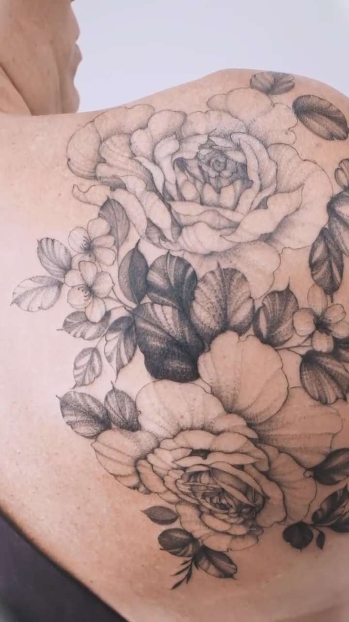 Tattoo by @sky.tattooist17 — realism, black_and_grey