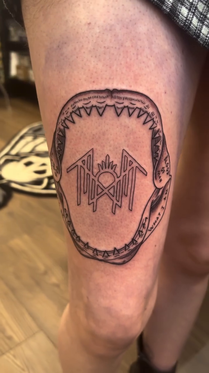 Tattoo by @codymarl — illustrative, black_and_grey