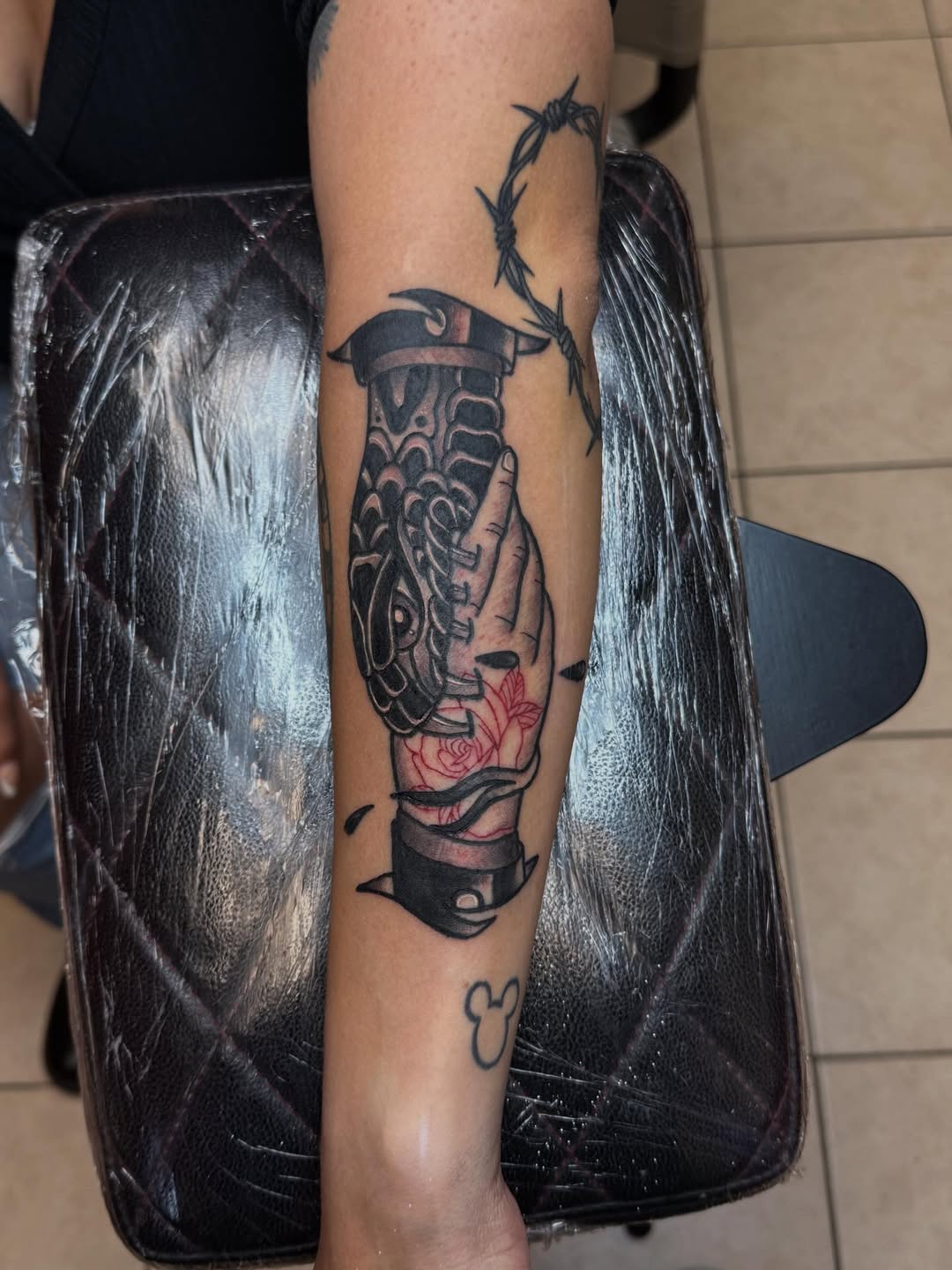 Tattoo by @duffsart — black_and_grey, realism