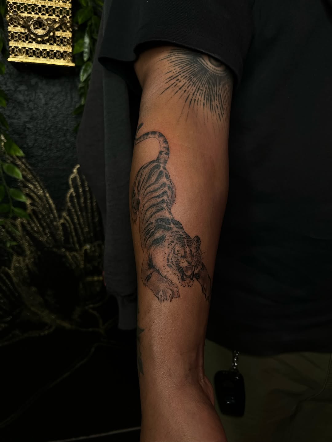 Tattoo by @ladyjutsu — realism, black_and_grey