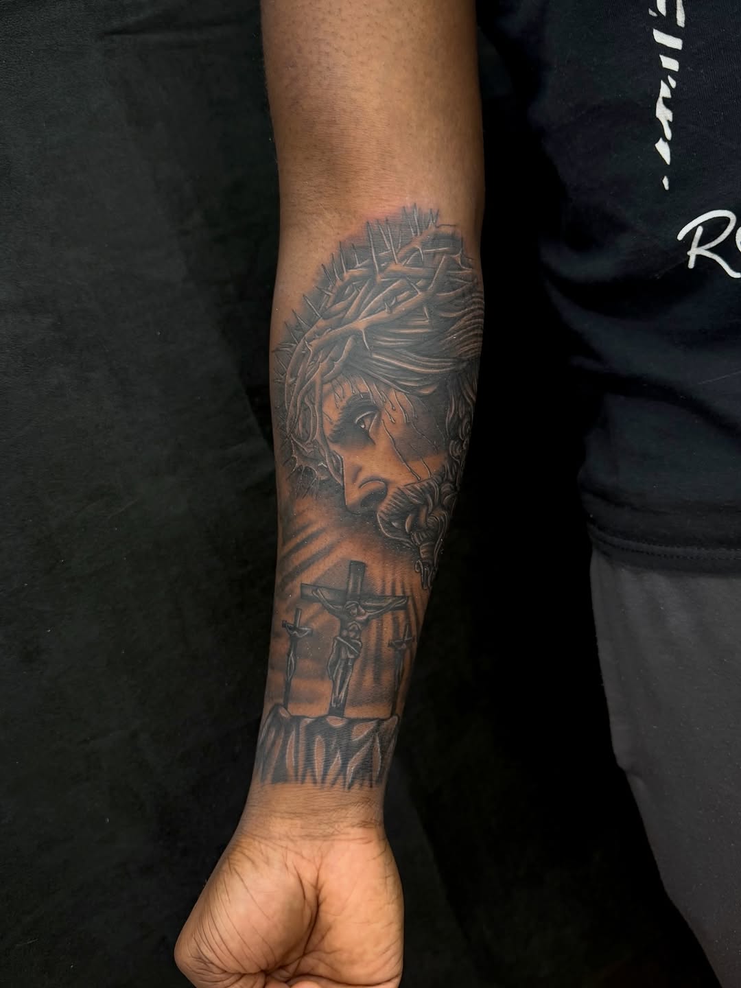 Tattoo by @inkofmine_byleo — realism, black_and_grey