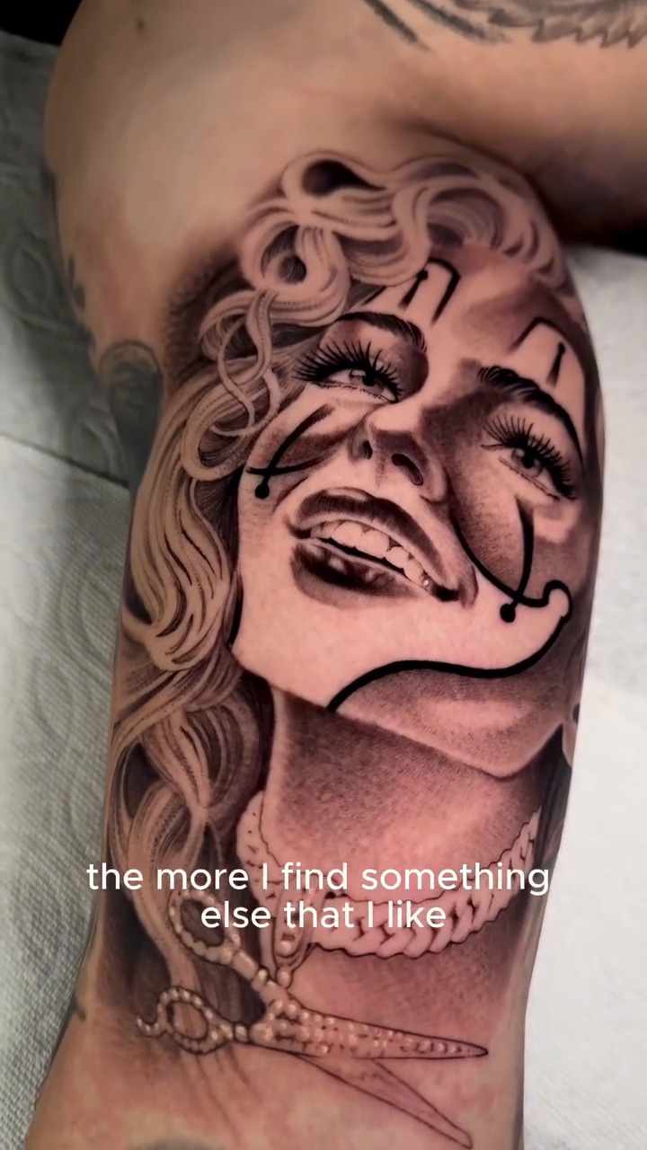 Tattoo by @angeloxlv โ realism, black_and_grey