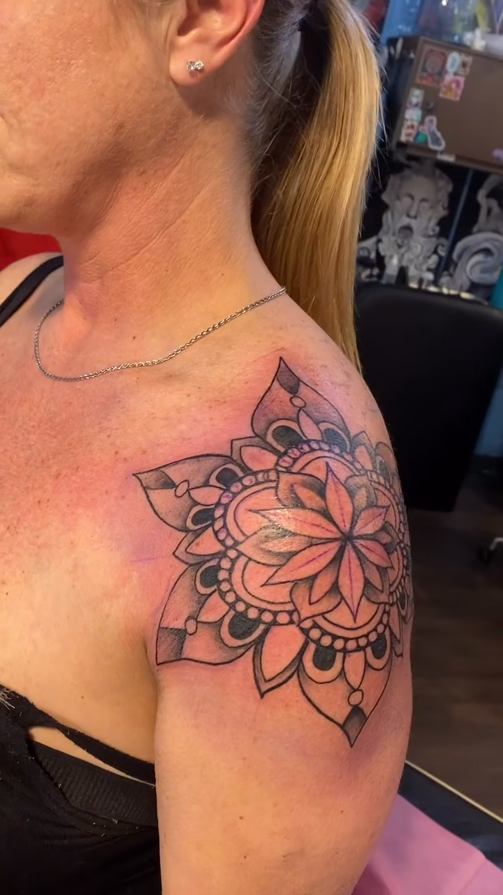 Tattoo by @chumdad1 — ornamental, fine_line