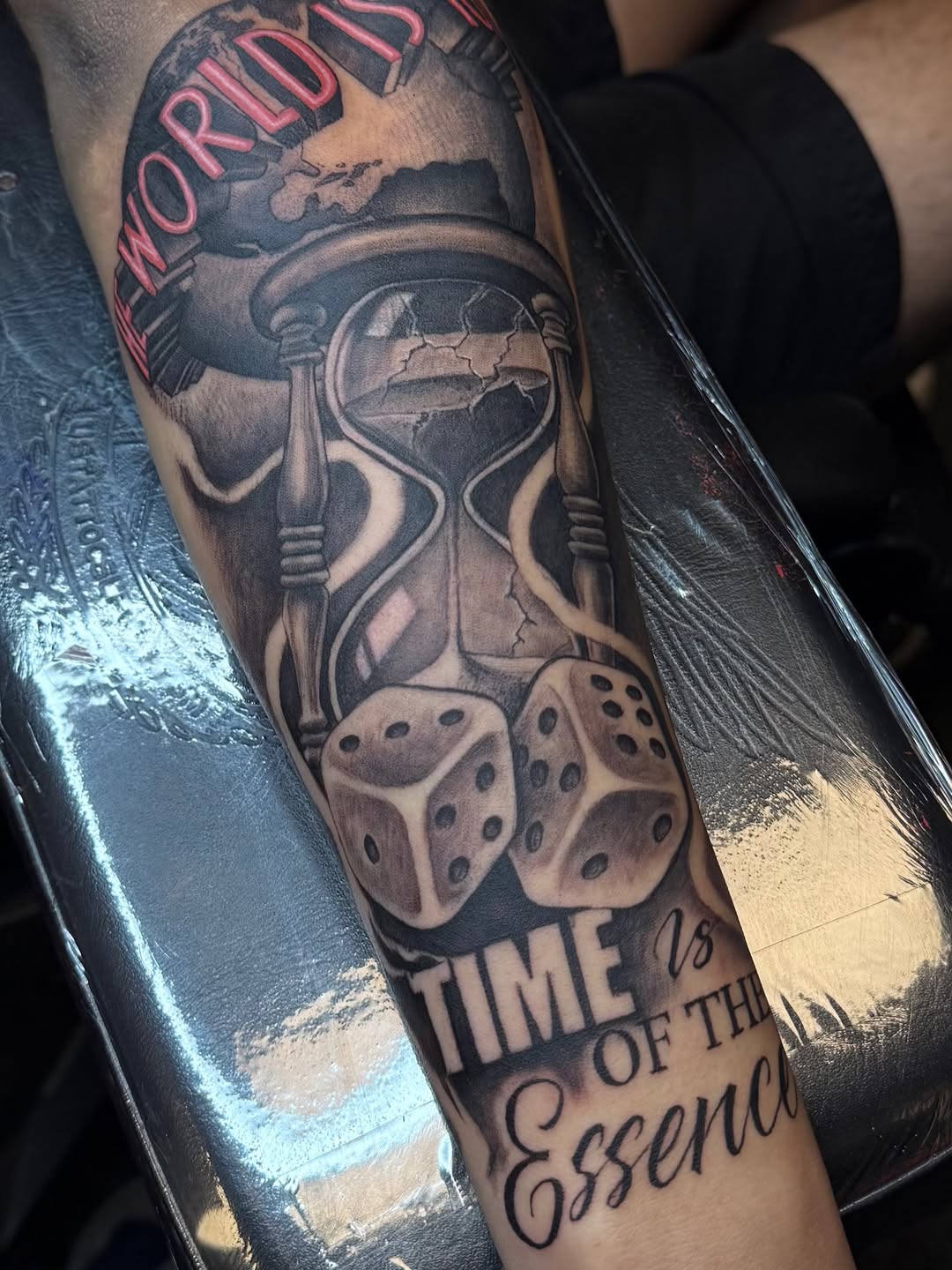 Tattoo by @jt_ink — black_and_grey, lettering_script