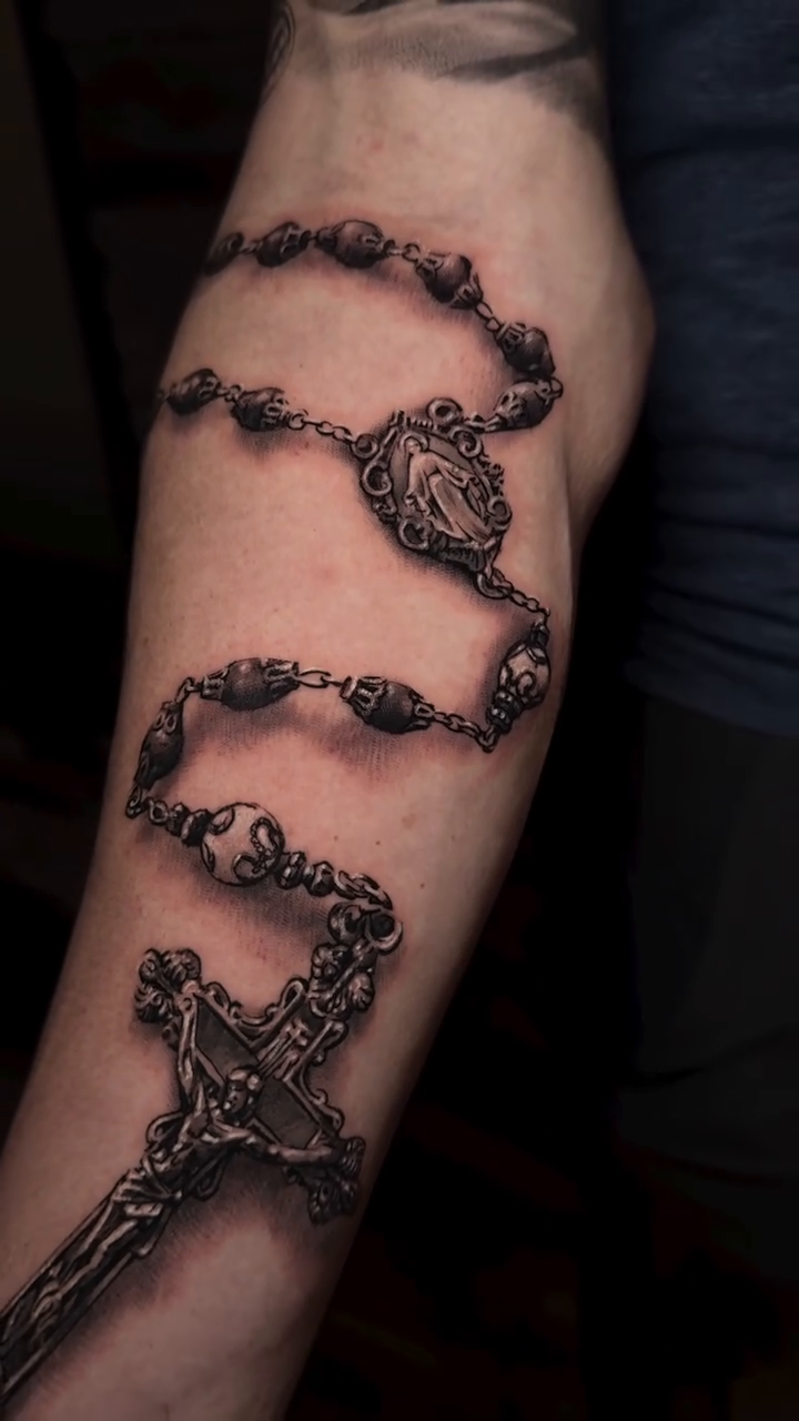 Tattoo by @tat2va — realism, black_and_grey