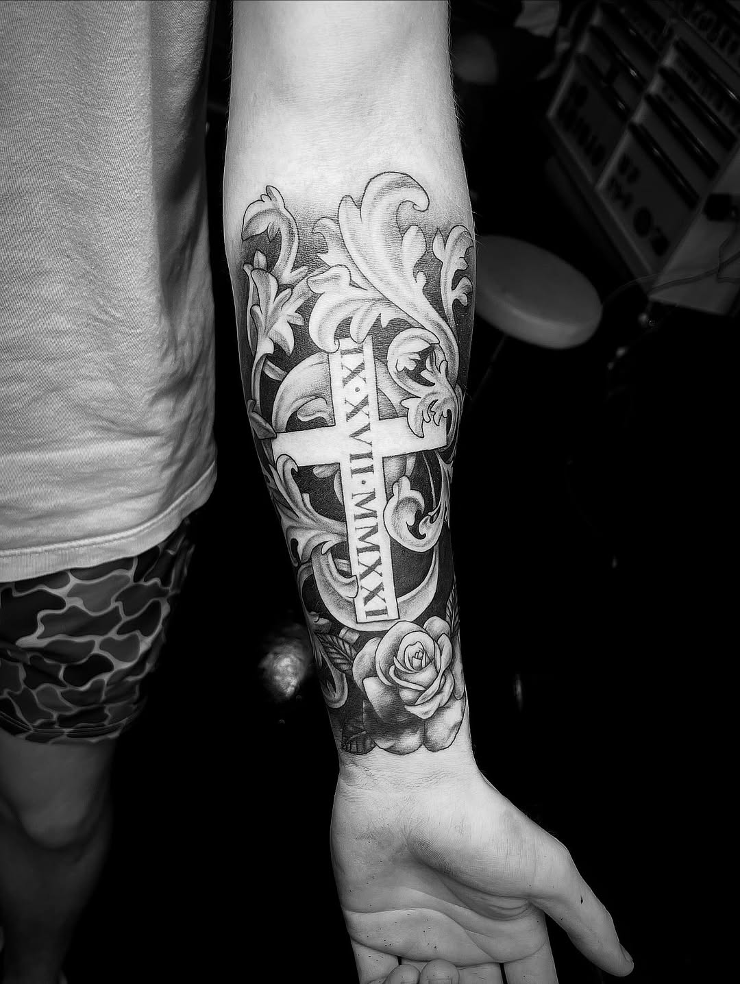 Tattoo by @kp_inktattoos_ โ black_and_grey, realism
