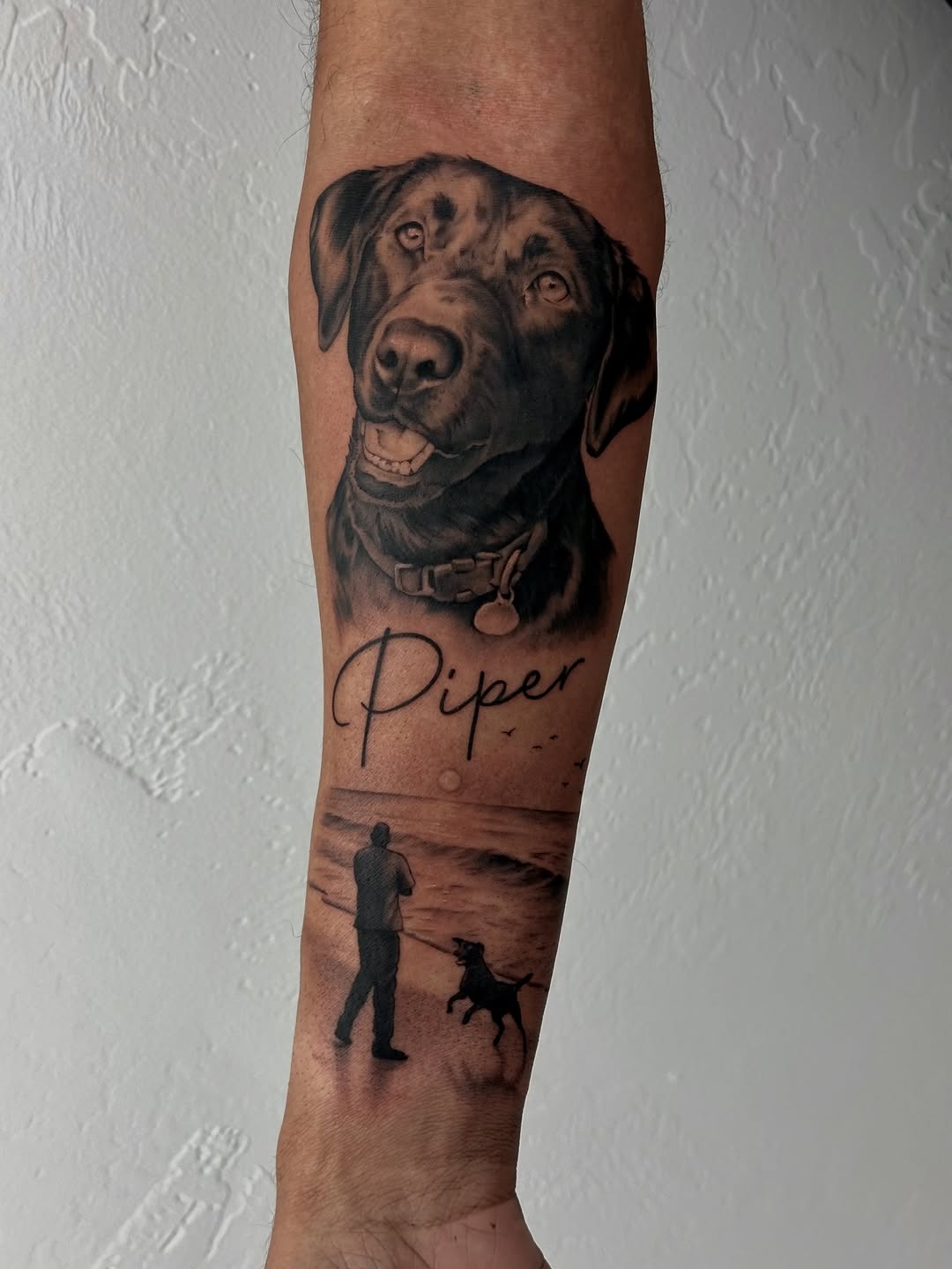 Tattoo by @winterhavenink — realism, black_and_grey