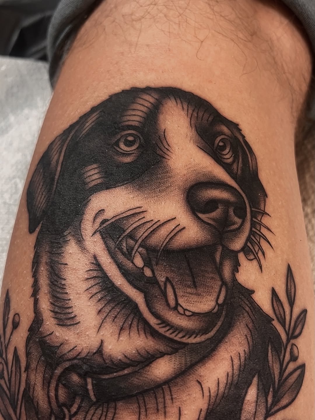 Tattoo by @jckbtattoos — black_and_grey, realism