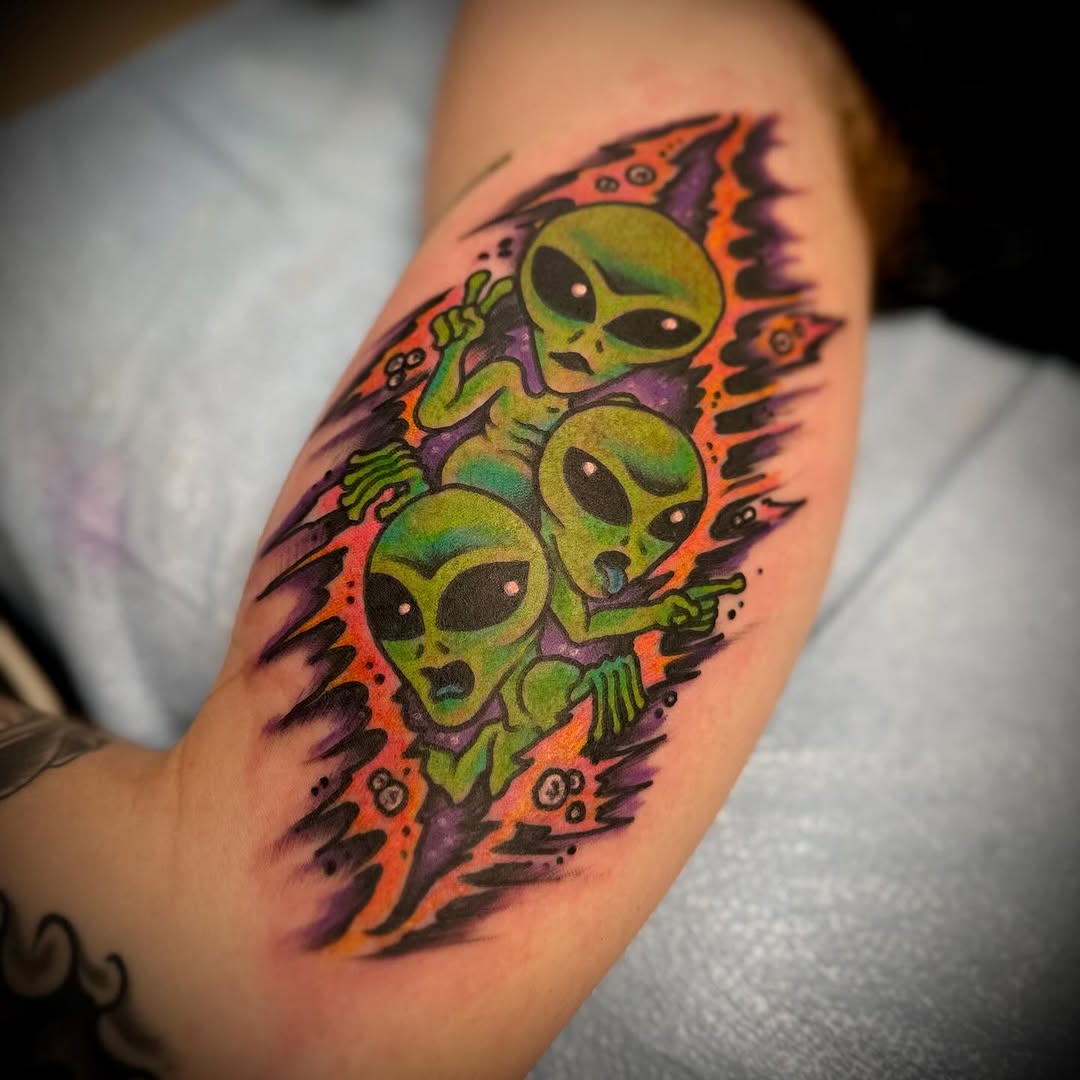 Tattoo by @troymorttattooer — new_school