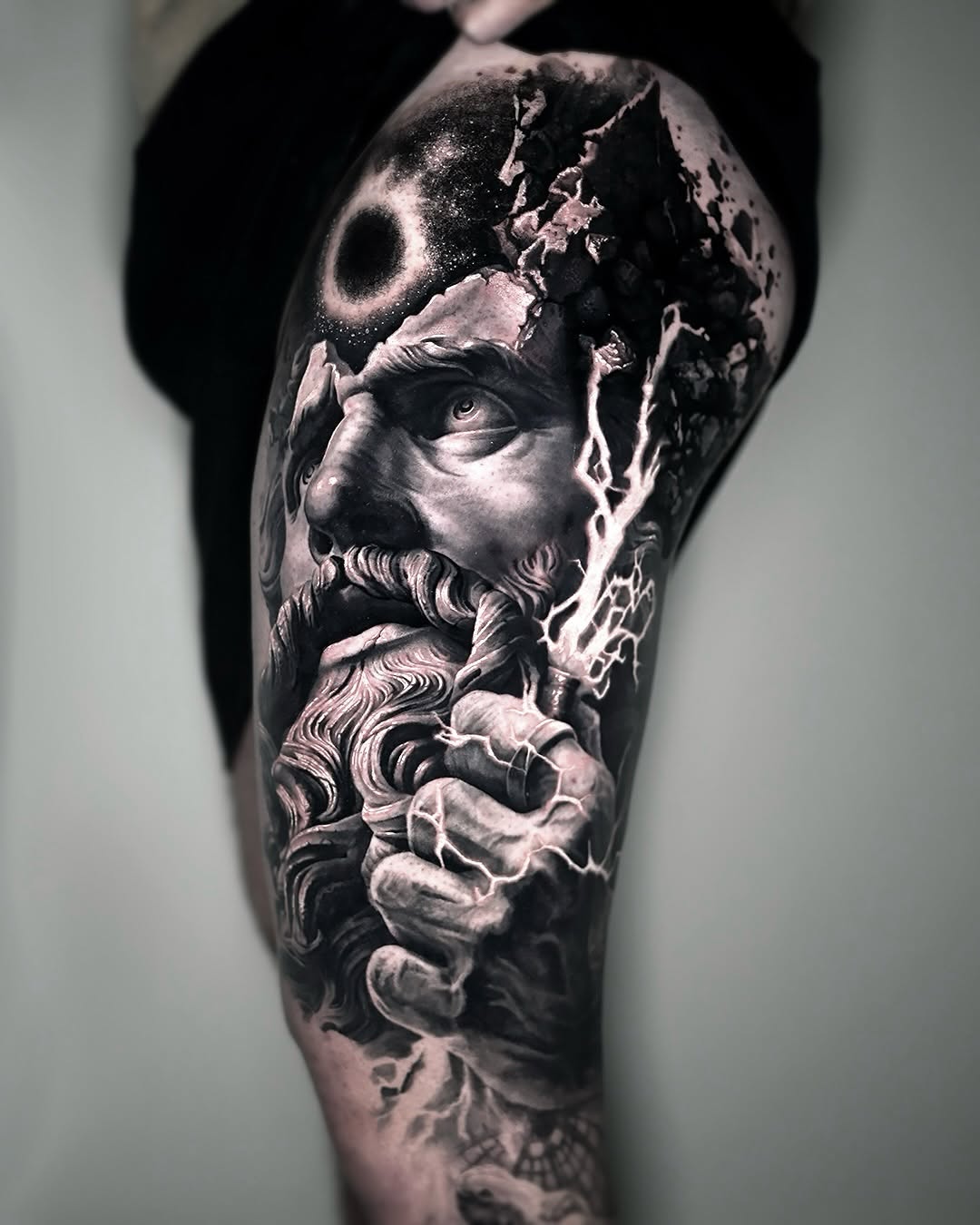 Tattoo by @umzii__tattoo — realism, black_and_grey