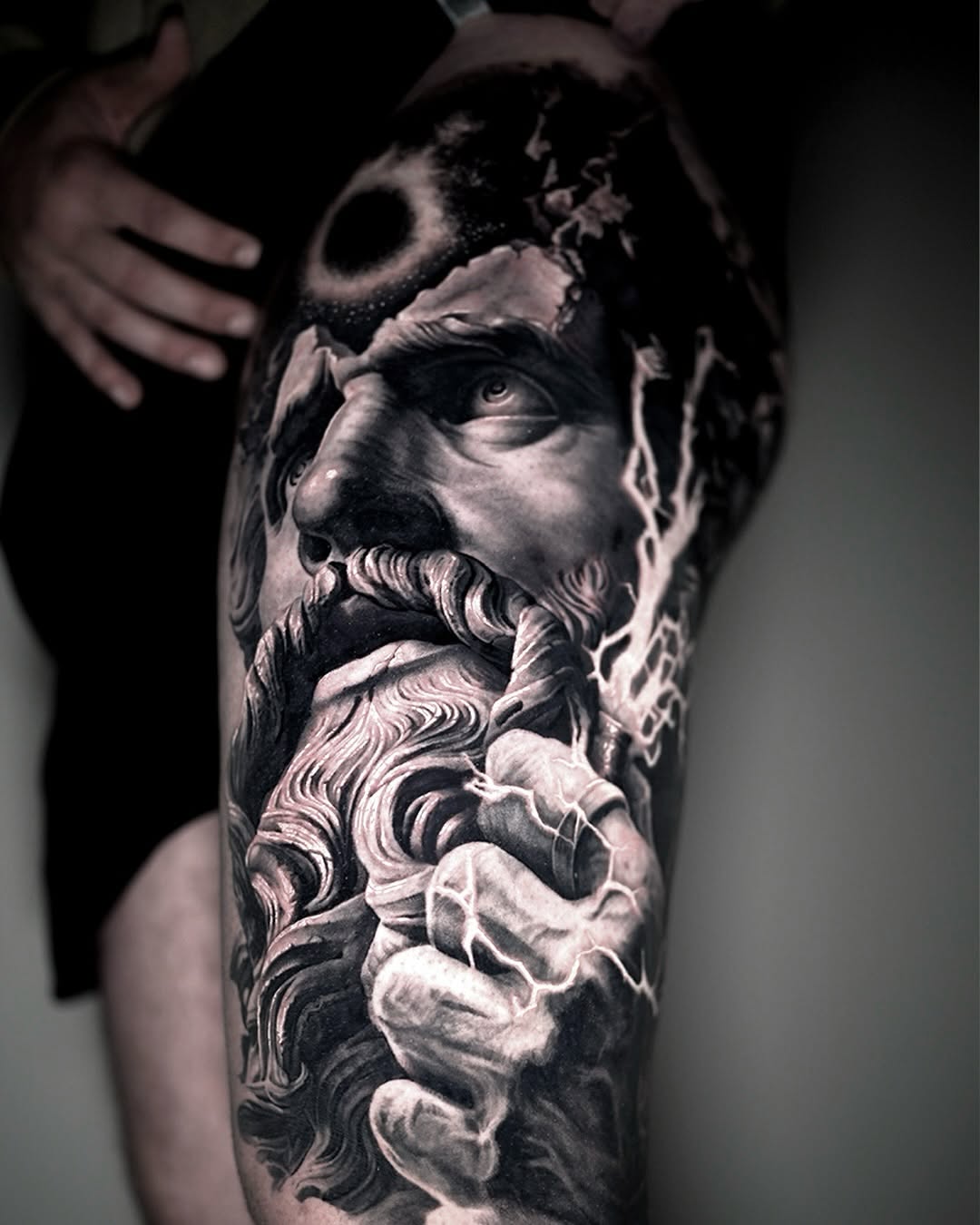 Tattoo by @umzii__tattoo — realism, black_and_grey
