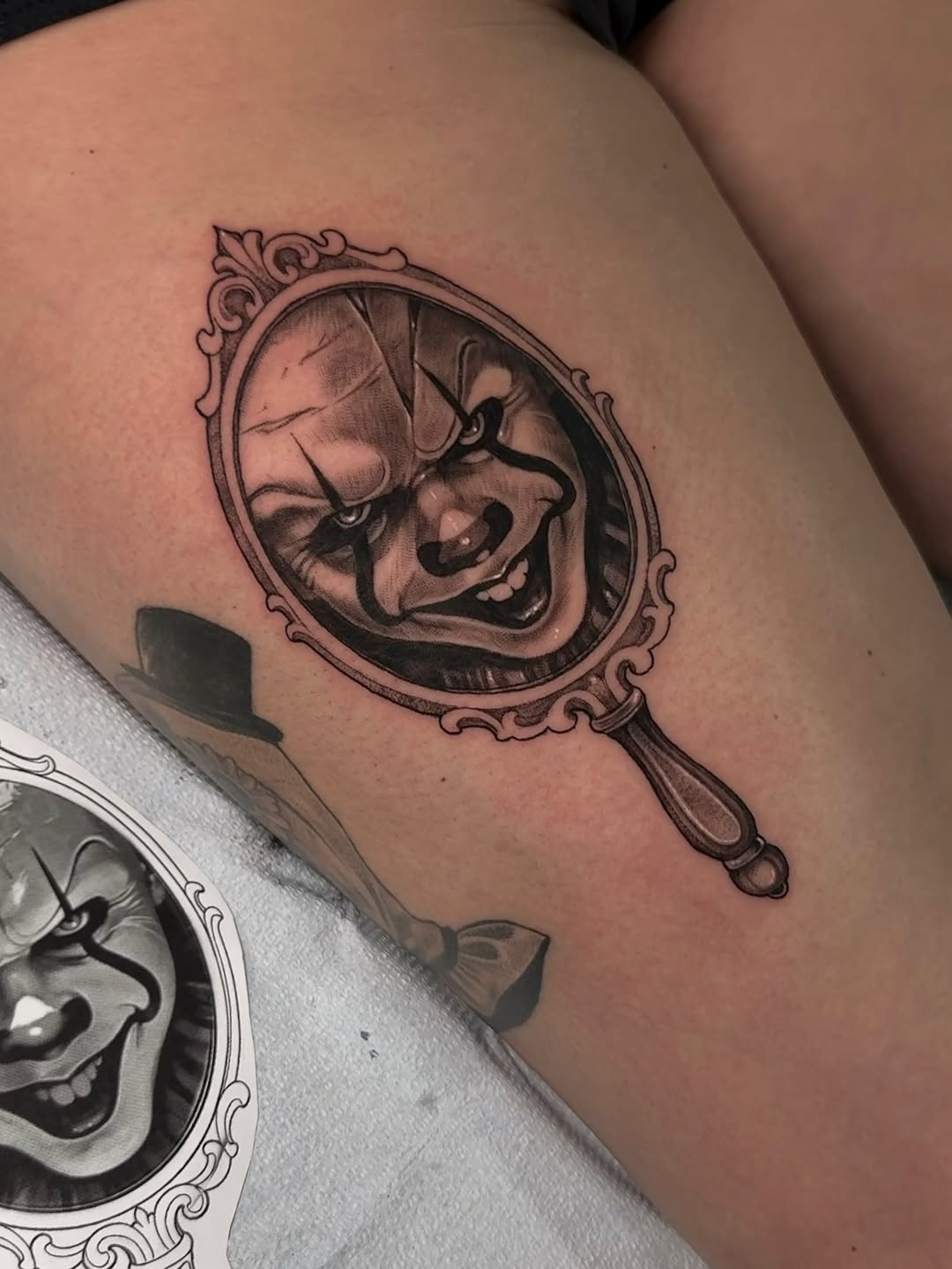 Tattoo by @morrisontattooer — realism, black_and_grey
