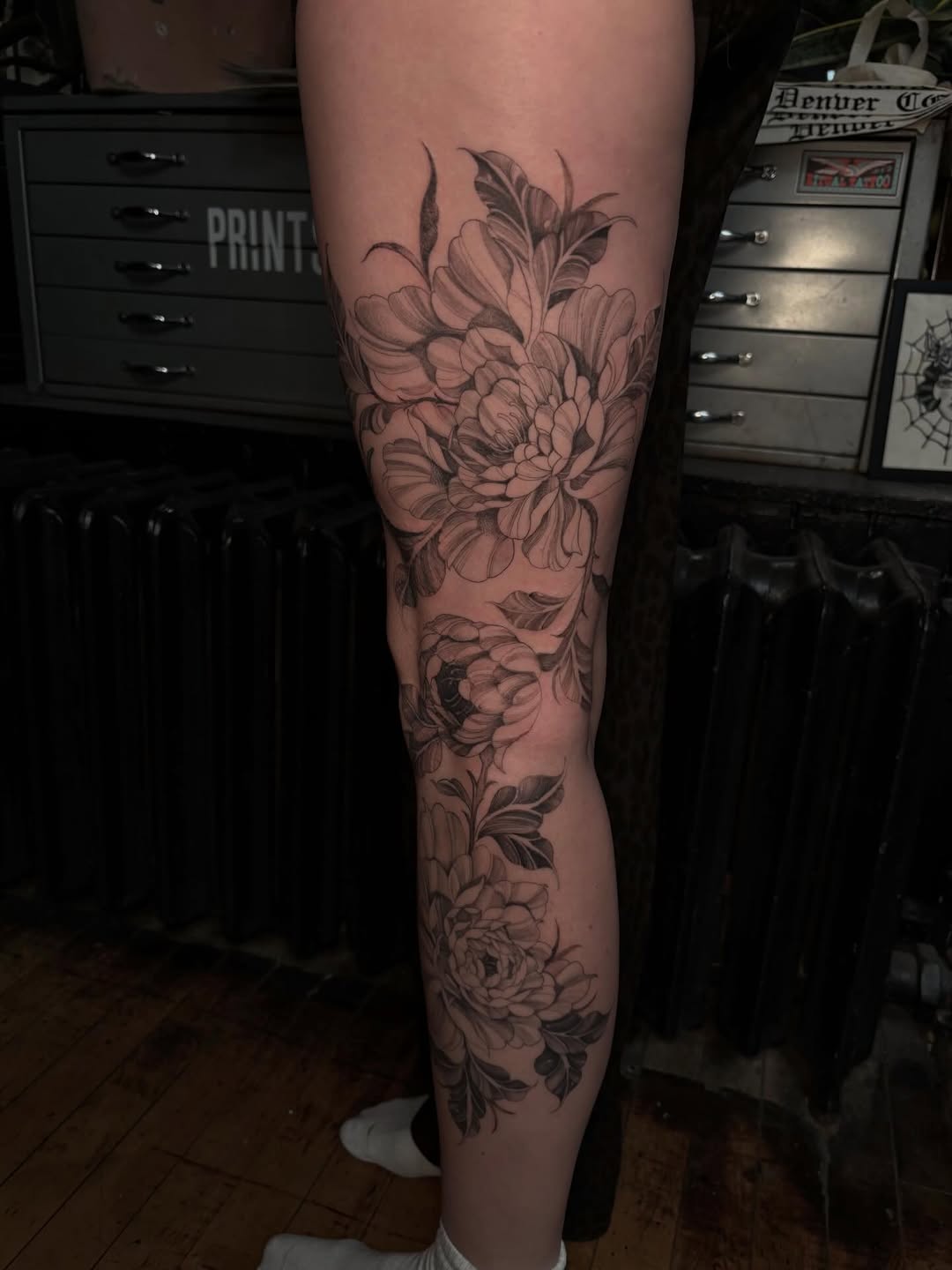 Tattoo by @chloeinknart — black_and_grey, realism