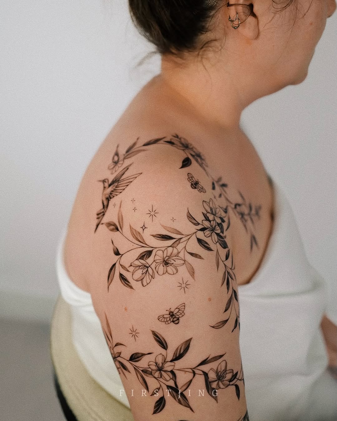 Tattoo by @firstjing β fine_line