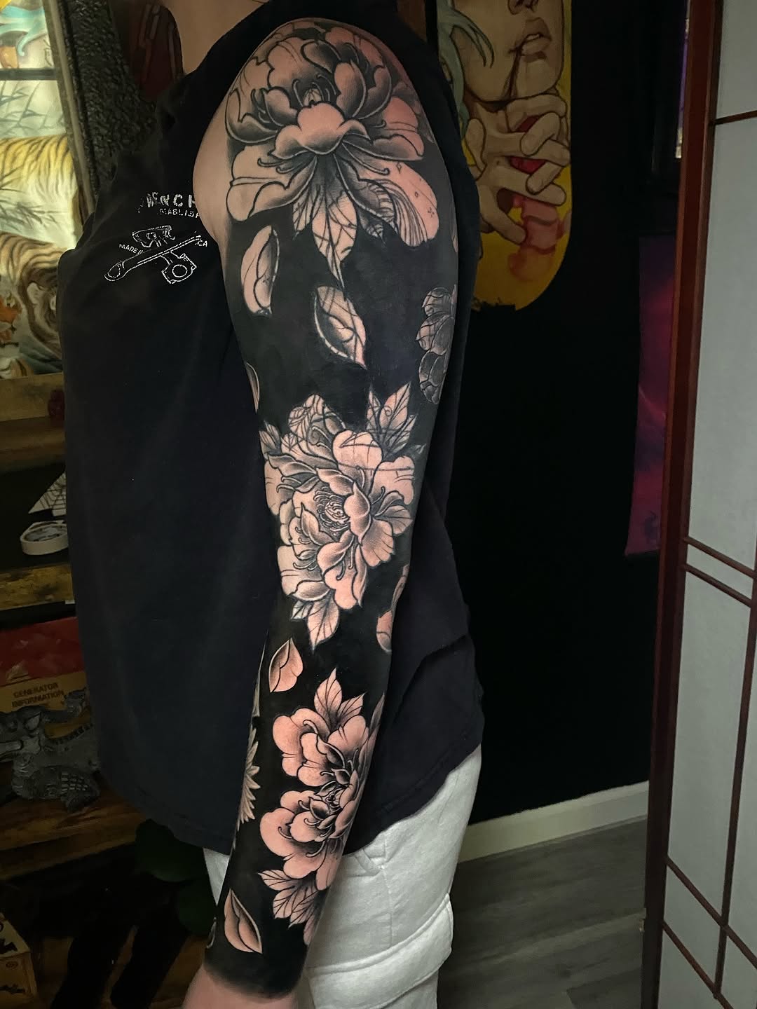 Tattoo by @tatumtatss — blackwork, illustrative