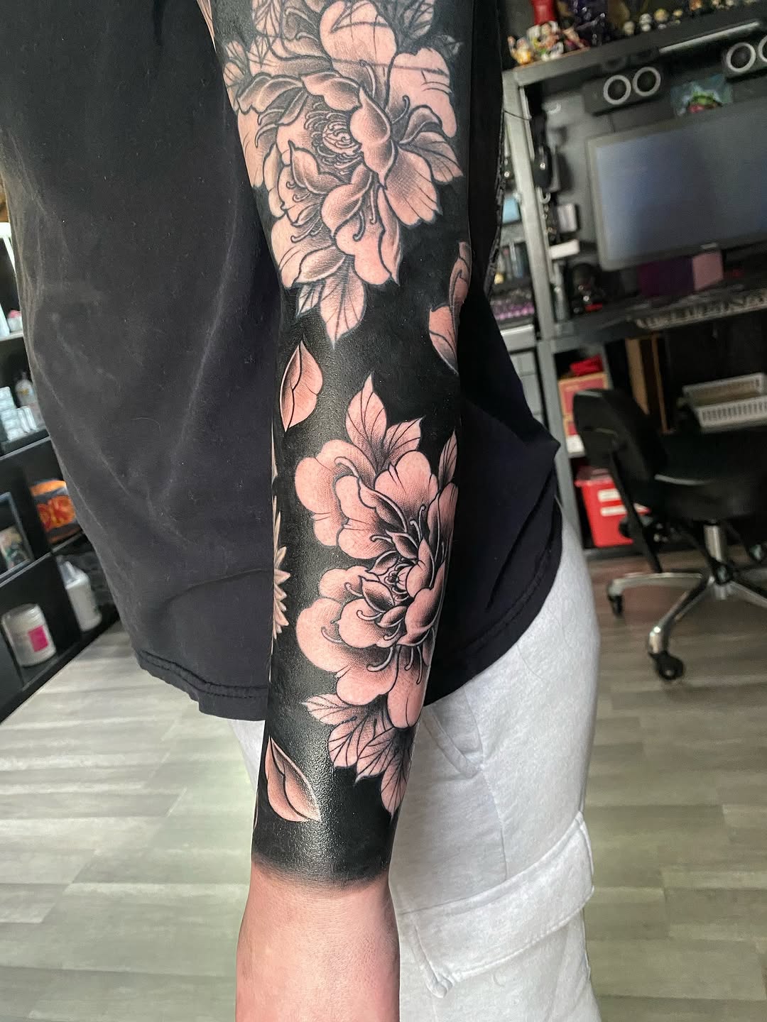 Tattoo by @tatumtatss — japanese_irezumi, blackwork