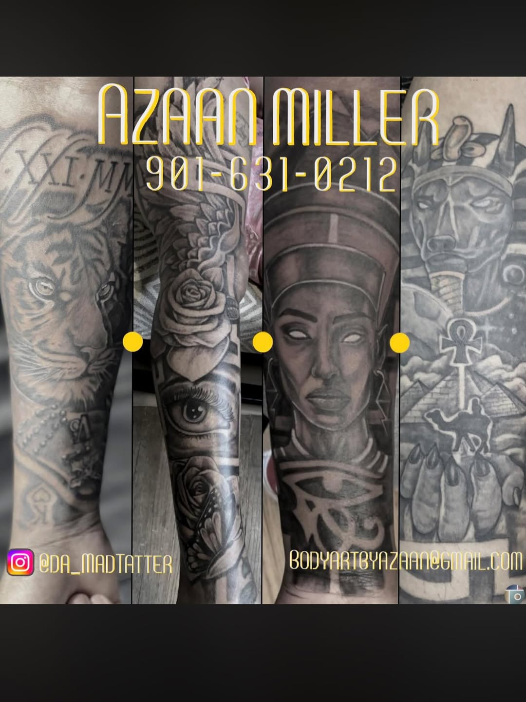 Tattoo by @da_madtatter — realism, black_and_grey