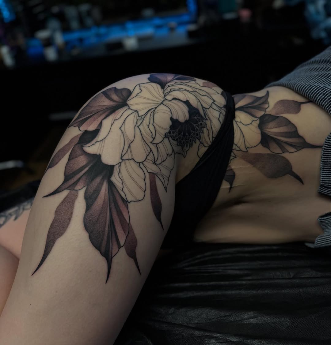Tattoo by @jymicalkins — fine_line, black_and_grey