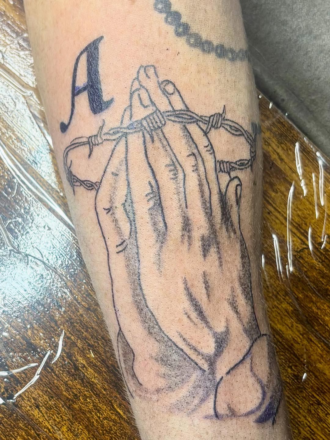 Tattoo by @saltonyourtattoo — illustrative, black_and_grey
