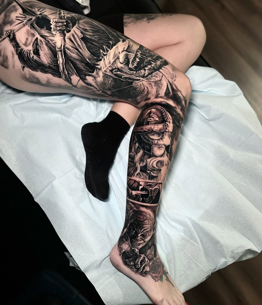 Tattoo by @kmoore_tattoos — realism, dark_realism
