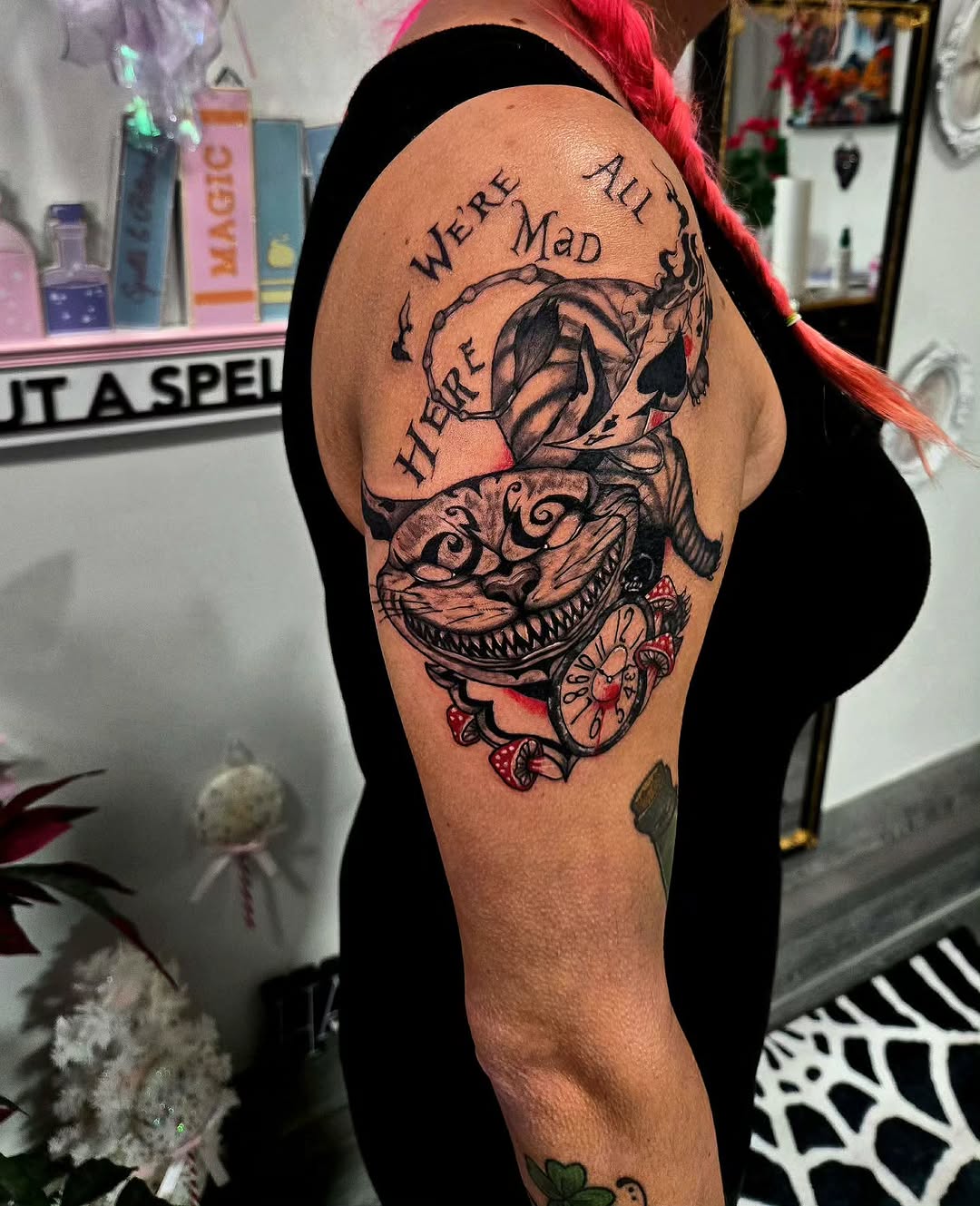 Tattoo by @grimz.ink — new_school, illustrative